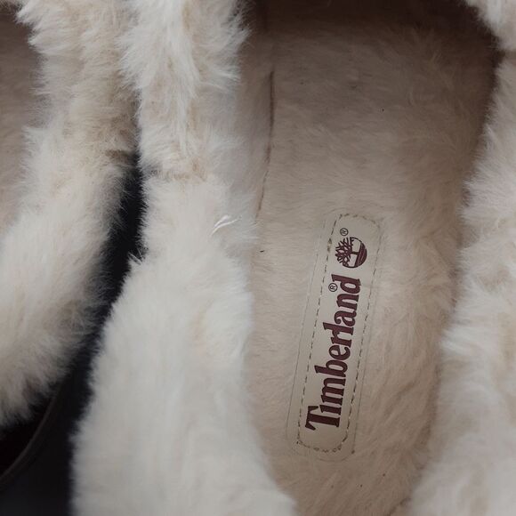 Timberland Skyla Bay Slip-on Women's 10M Red Burgundy Suede Faux Fur - Picture 9 of 14